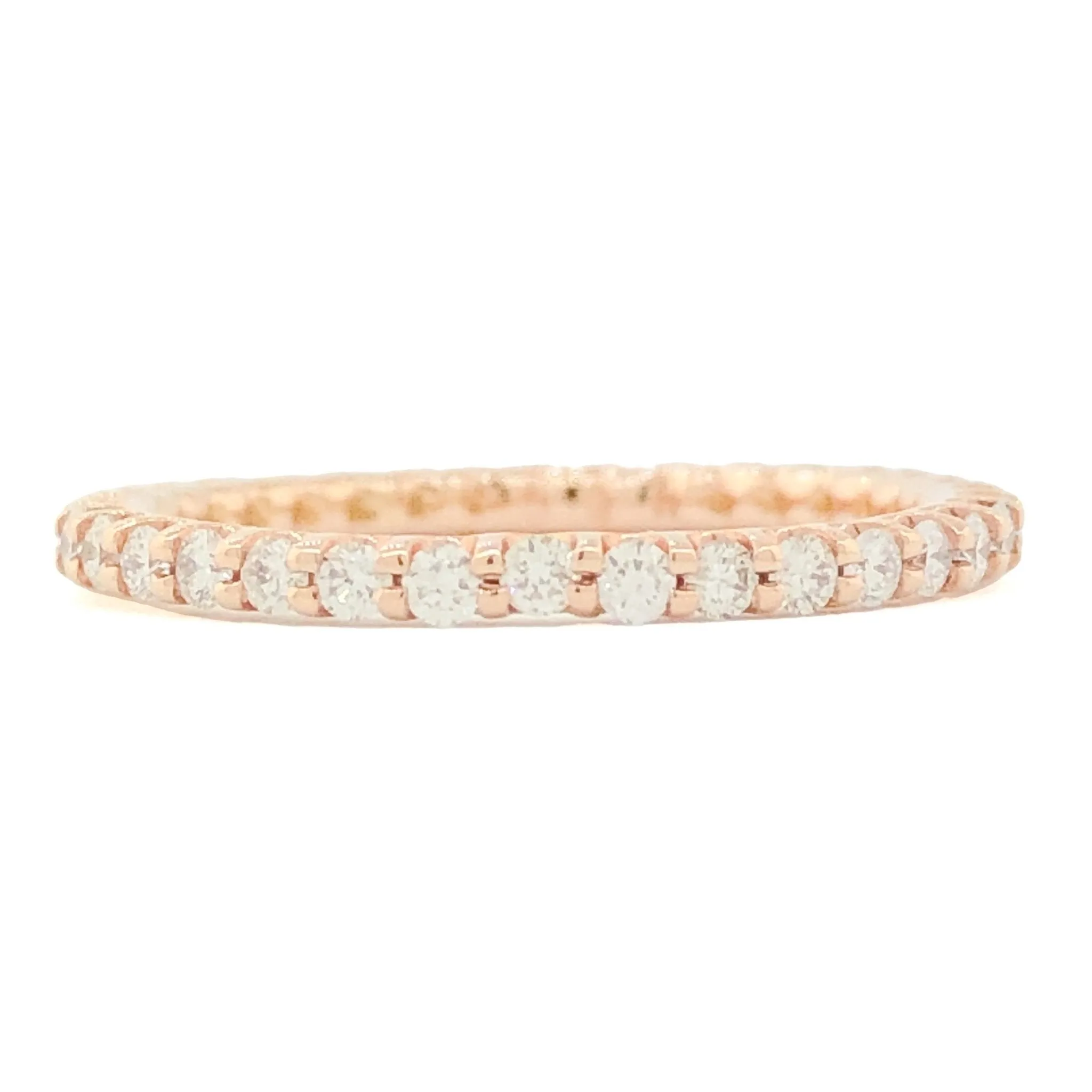 14K R Gold 0.50cttw G/SI2 Diamond Eternity Band