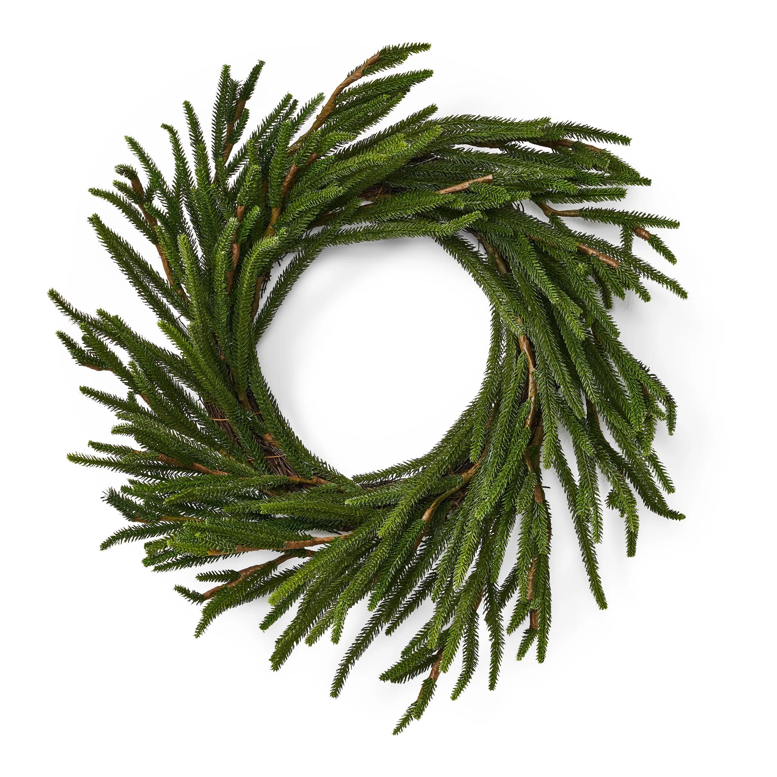 18" Artificial Cypress Wreath - NH070413