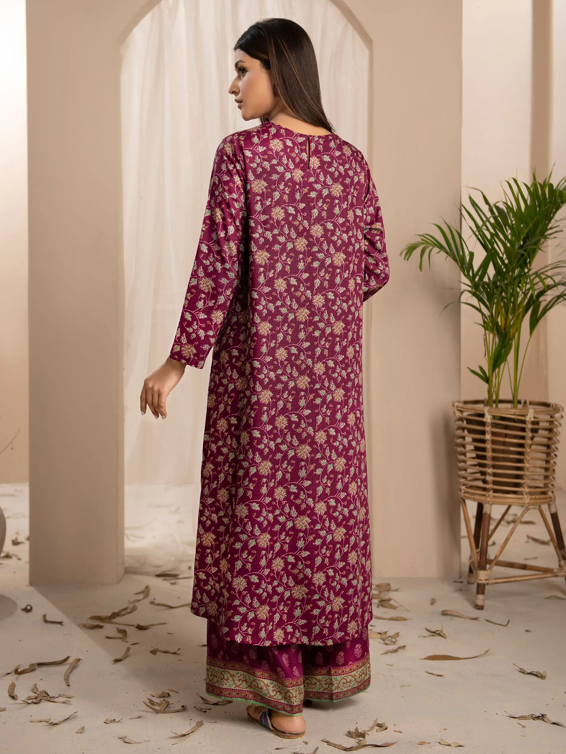 2 Piece Linen Suit-Printed (Unstitched)