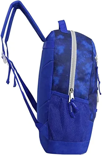 24 pack 17" Bungee Deluxe Wholesale Backpack in Assorted Colors - Bulk Case of 24