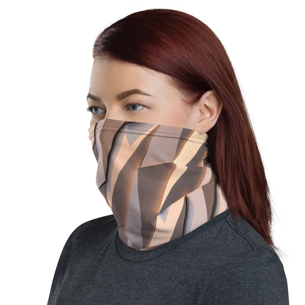 Abstract Metal Neck Gaiter