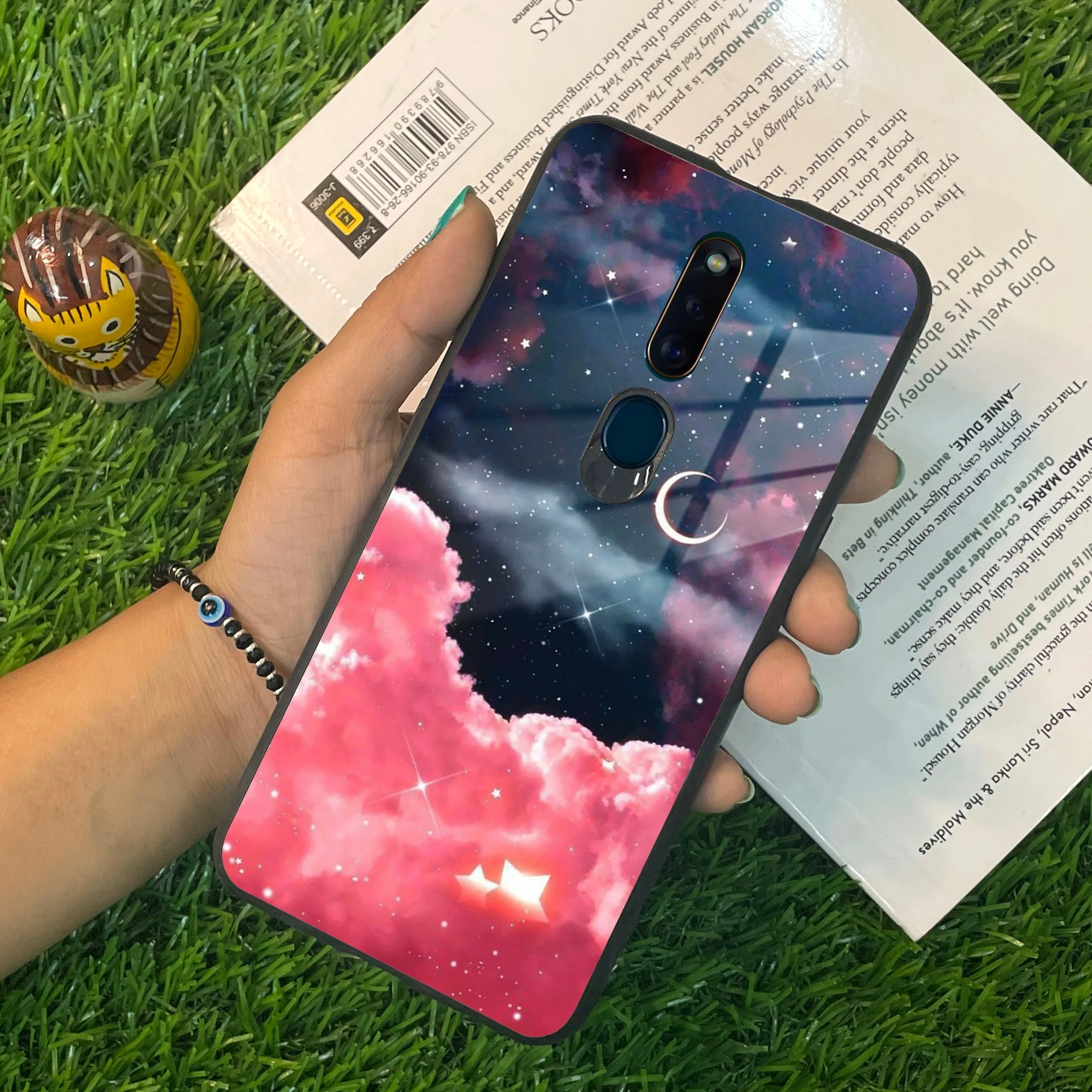 Aesthetic Cloud Glass Case Cover For Oppo