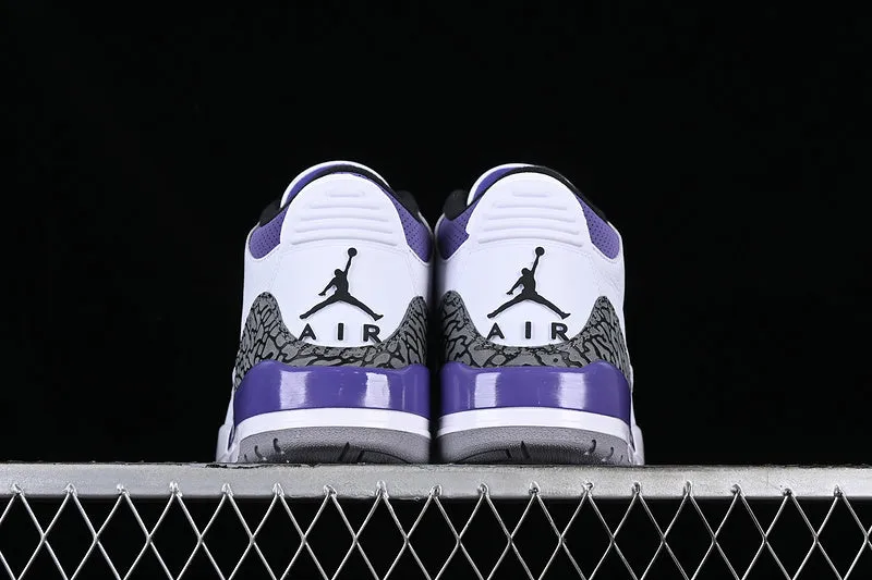 AIR JORDAN 3 PINE GREEN WHITE/BLACK/GREY/PURPLE