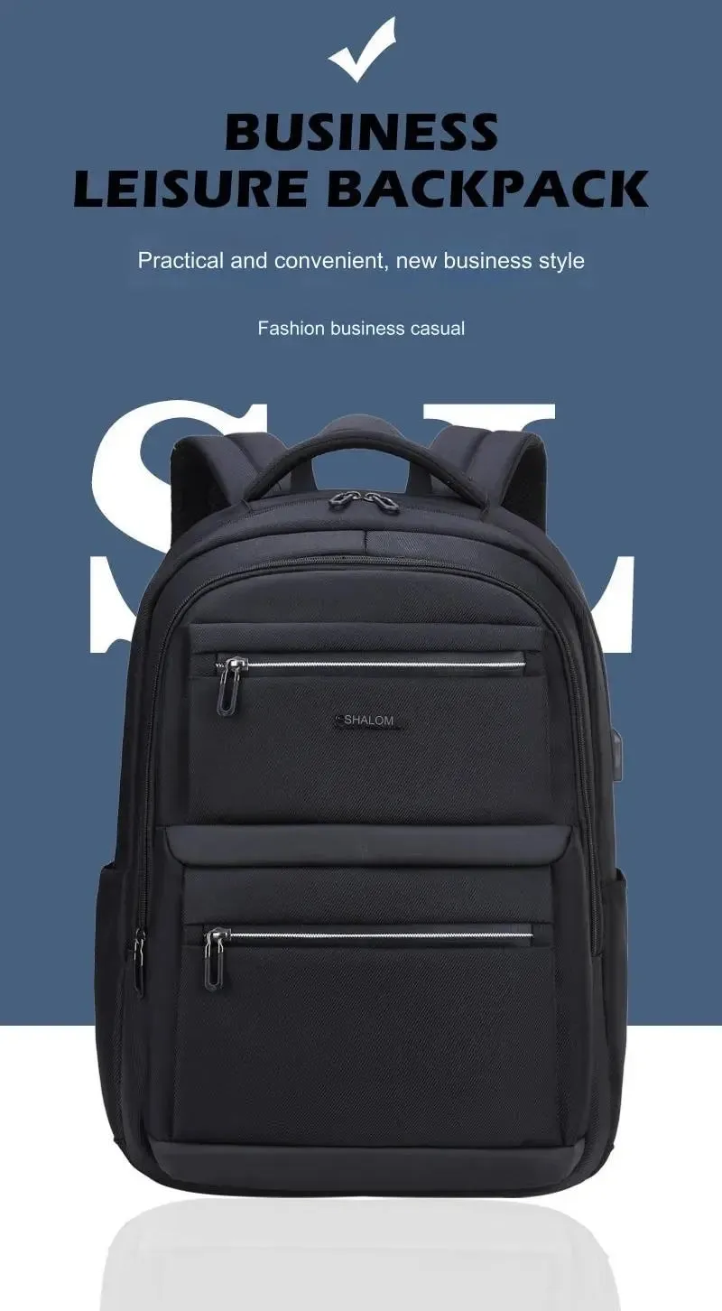 Anti-theft Business Laptop Backpack Bag for Men Women with USB Charging Port 1229