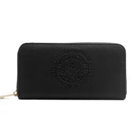 Black Polyester Women Wallet