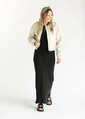 Black Tank Sleeve Maxi Dress - FINAL SALE