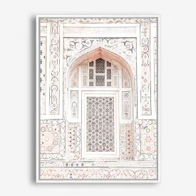 Bohemian Window Photo Canvas Print