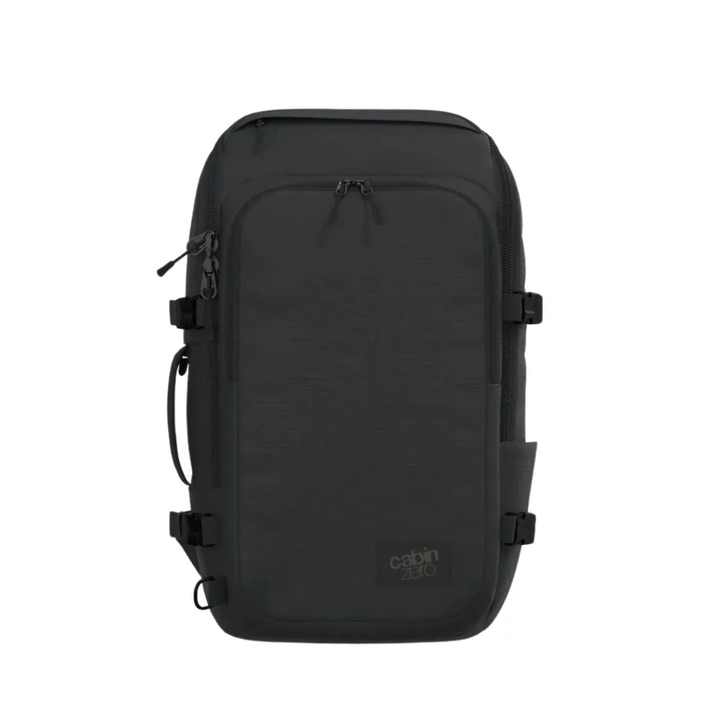 CabinZero ADV PRO 32L Carry On Backpack - Absolute Black