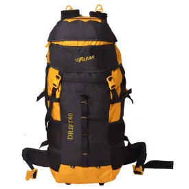 Drift 40L Black Yellow Rucksack