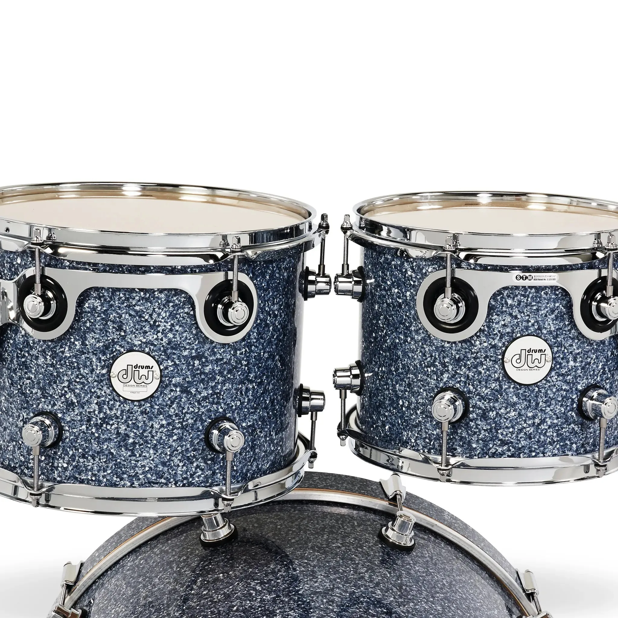 DW Design 4-Piece Kit, Blue Granite Limited Edition Finish (DDFP2214BG)