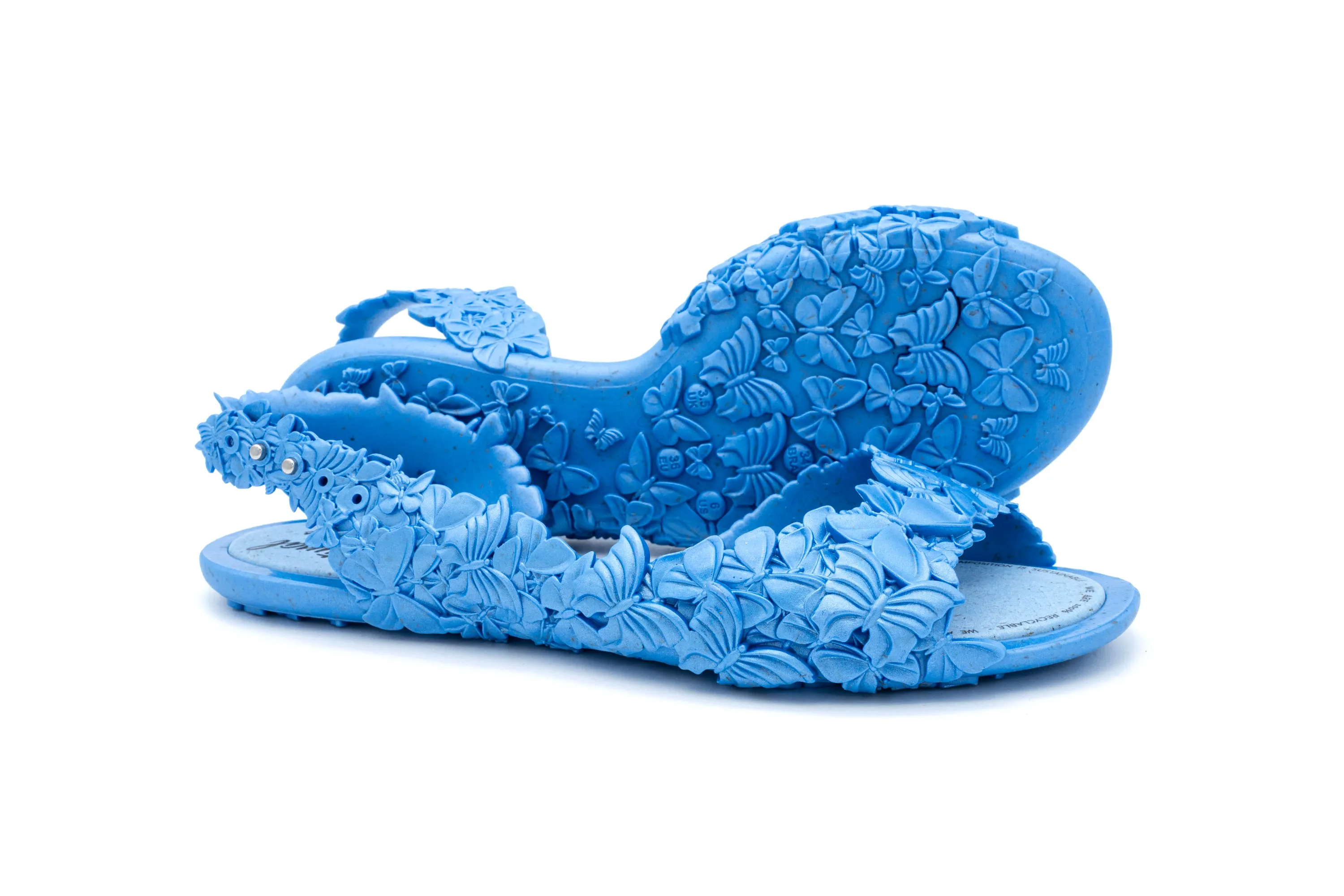 FLEXI Butterfly Glossy Blue Sandal