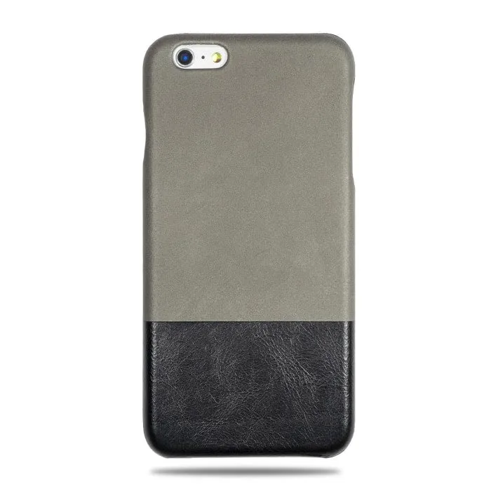 Fossil Gray & Crow Black iPhone 6 / iPhone 6s Leather Case