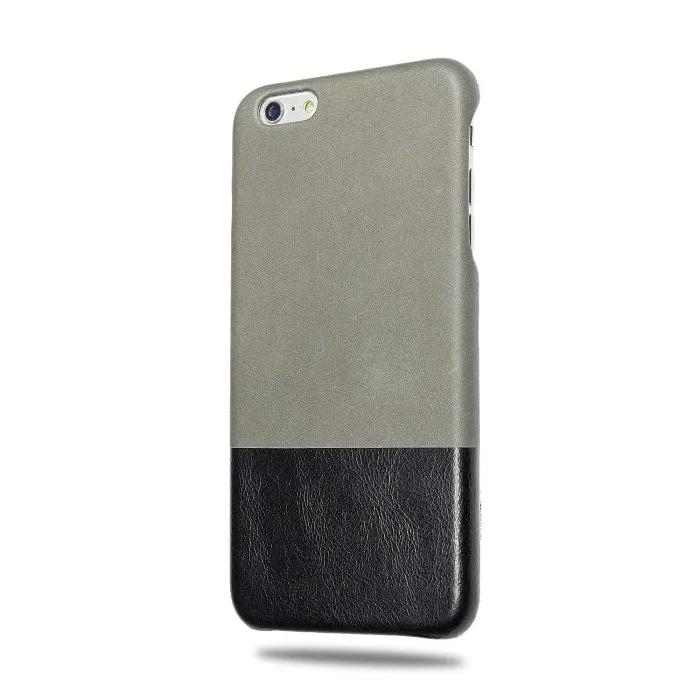 Fossil Gray & Crow Black iPhone 6 Plus / iPhone 6s Plus Leather Case