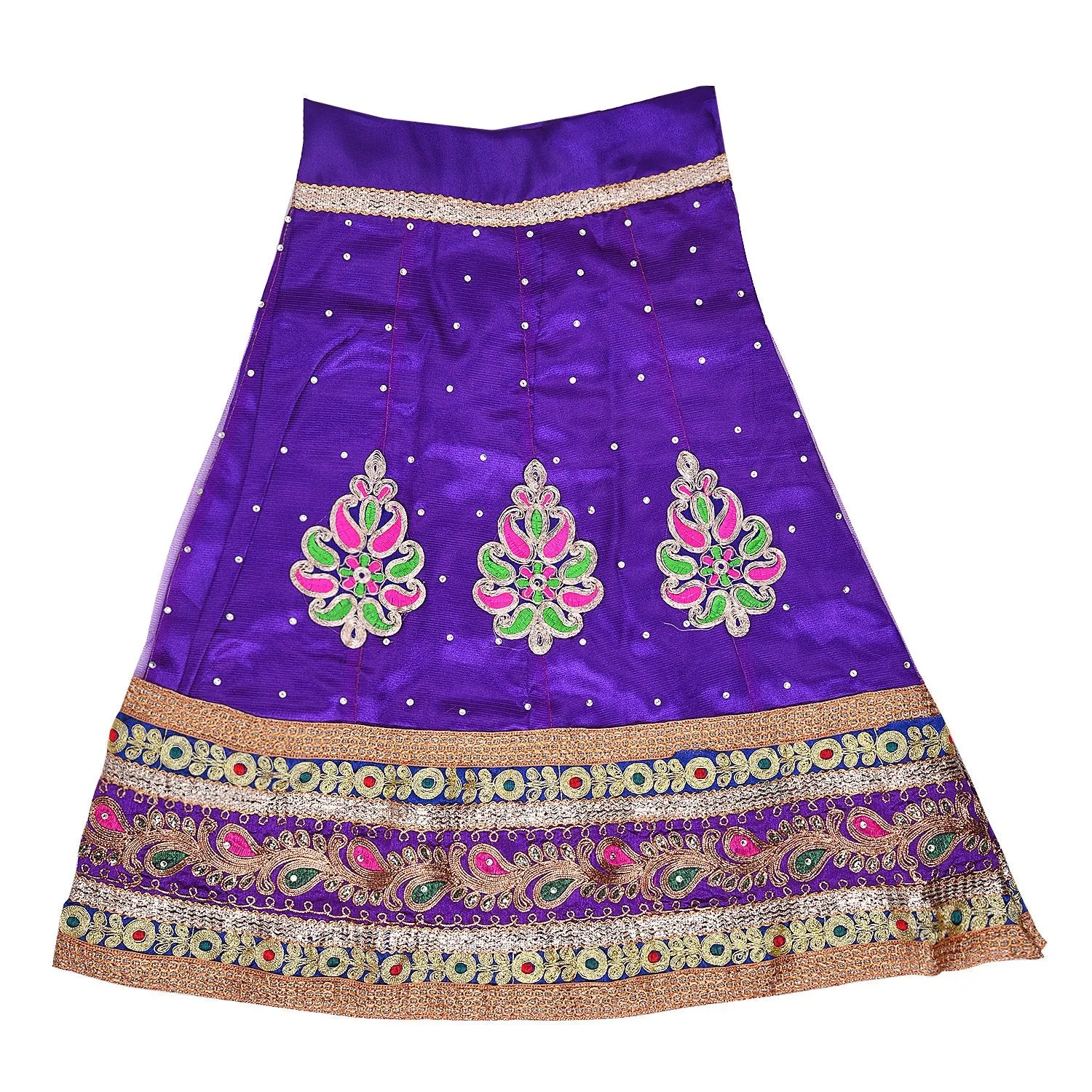 Girls Ethnic Embroidered Lehenga Choli