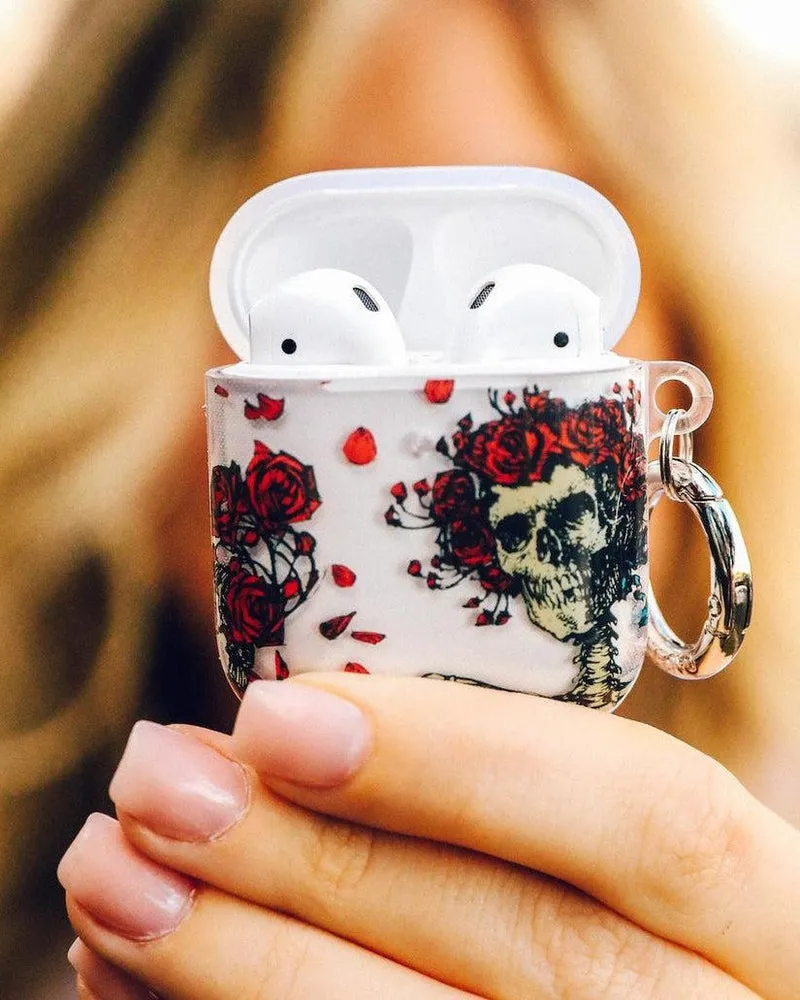 Grateful Dead | Forever Grateful | Grateful Dead Skeleton Floral AirPods Case