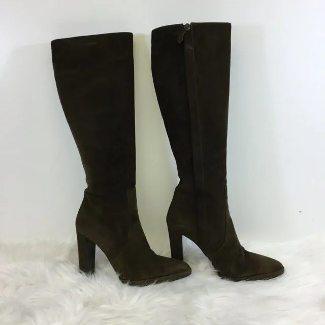 Hermes Knee High Suede Boot. Size 37.5