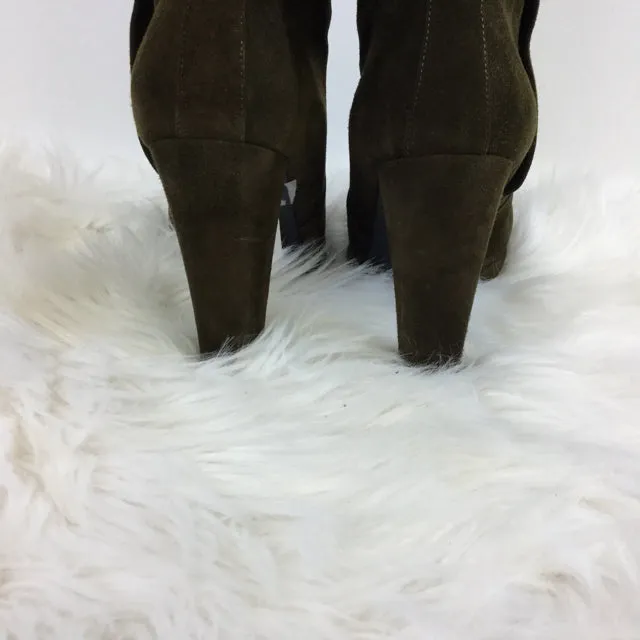 Hermes Knee High Suede Boot. Size 37.5