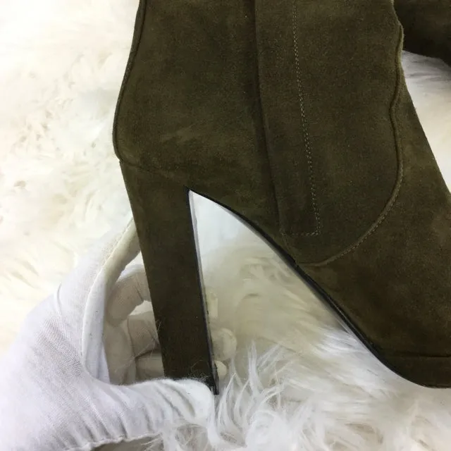 Hermes Knee High Suede Boot. Size 37.5