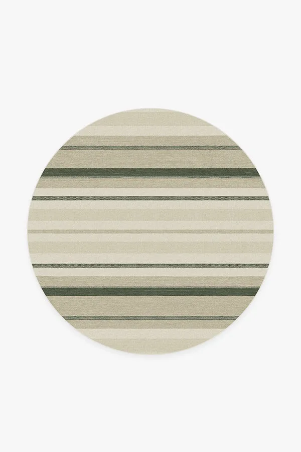 Kesiya Stripe Sage Green Rug