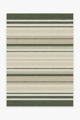 Kesiya Stripe Sage Green Rug