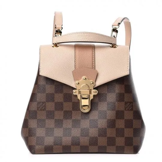 Louis Vuitton Clapton Mini Brown Damier Ebene Canvas Backpack