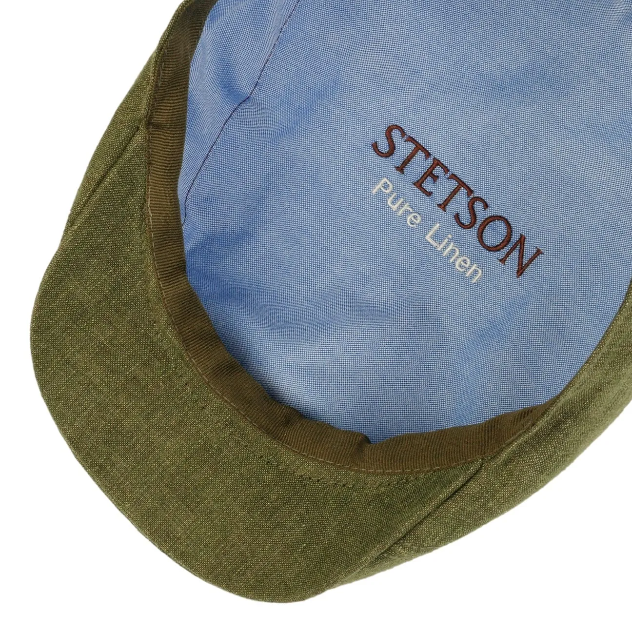 Madison Linen Flat Cap by Stetson