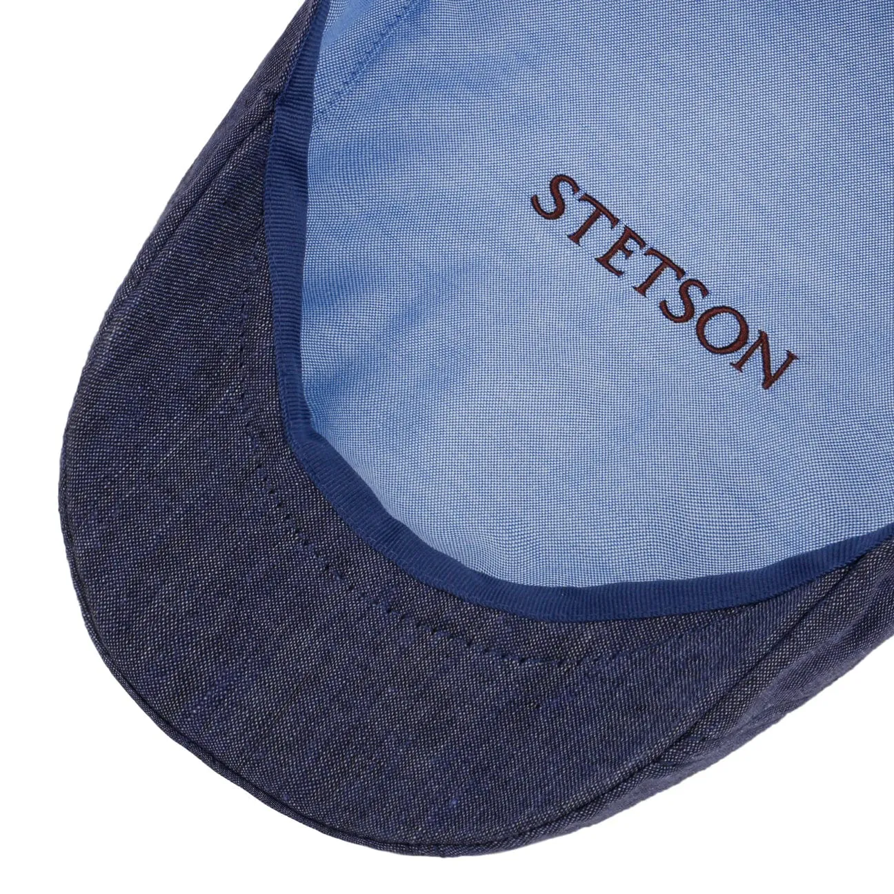 Madison Linen Flat Cap by Stetson