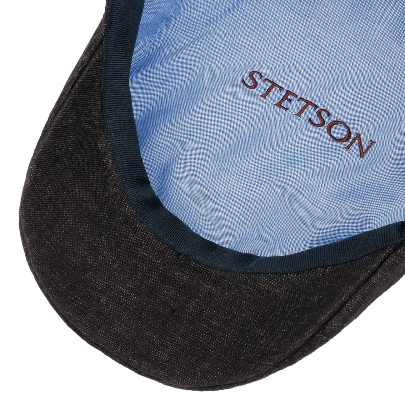 Madison Linen Flat Cap by Stetson