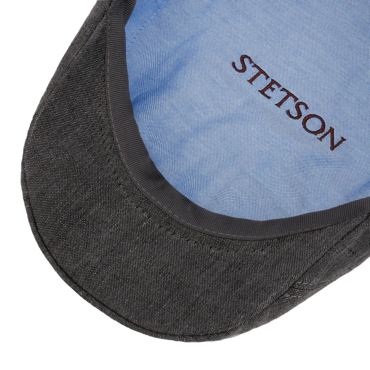 Madison Linen Flat Cap by Stetson