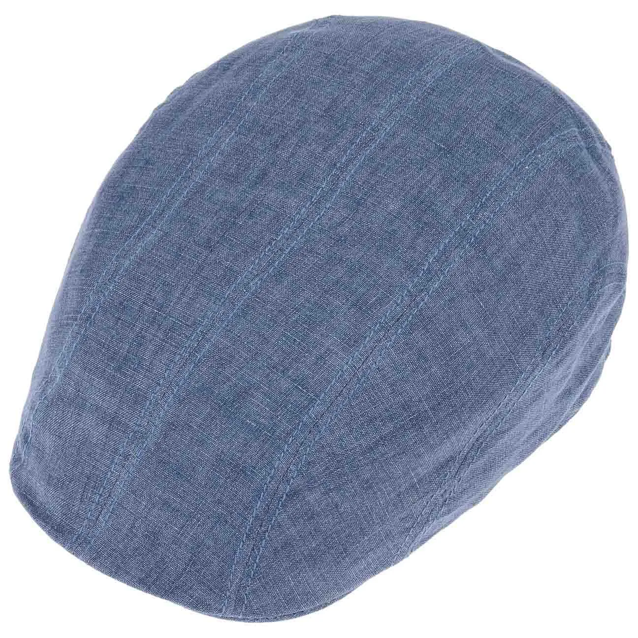 Madison Linen Flat Cap by Stetson