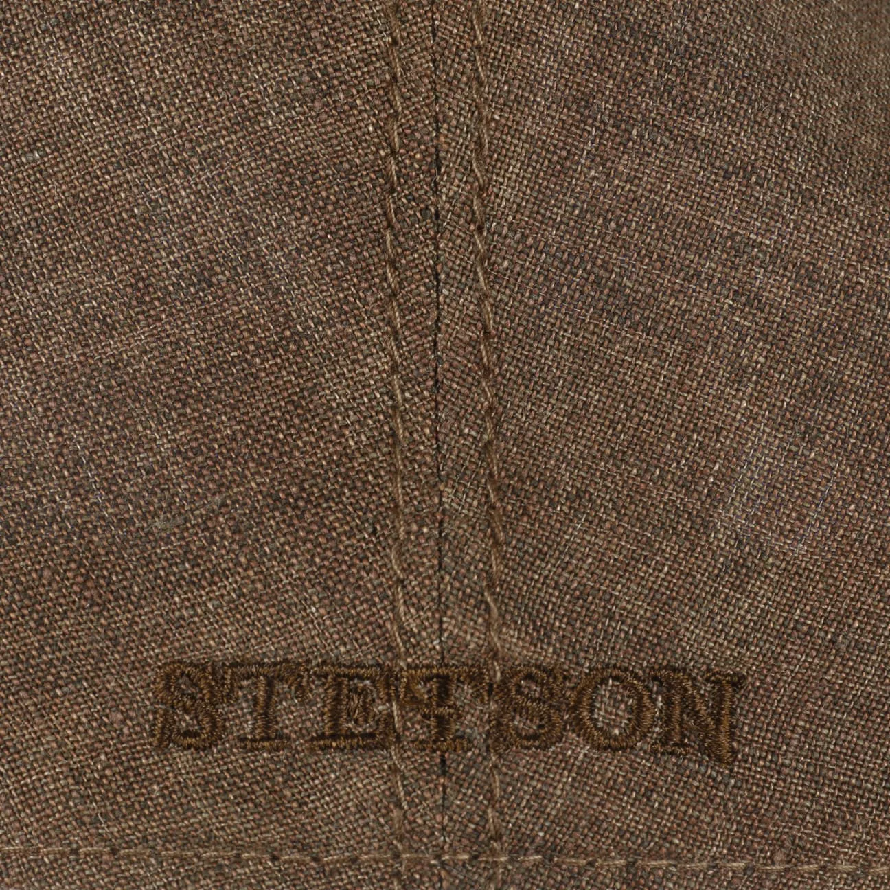 Madison Linen Flat Cap by Stetson