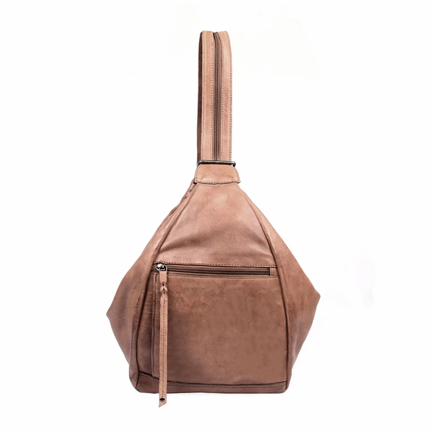 Marley Concealed Carry Leather Sling Backpack