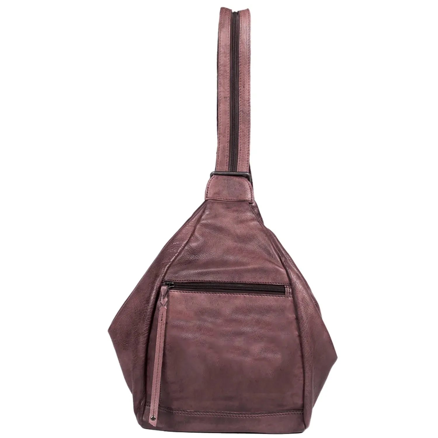 Marley Concealed Carry Leather Sling Backpack