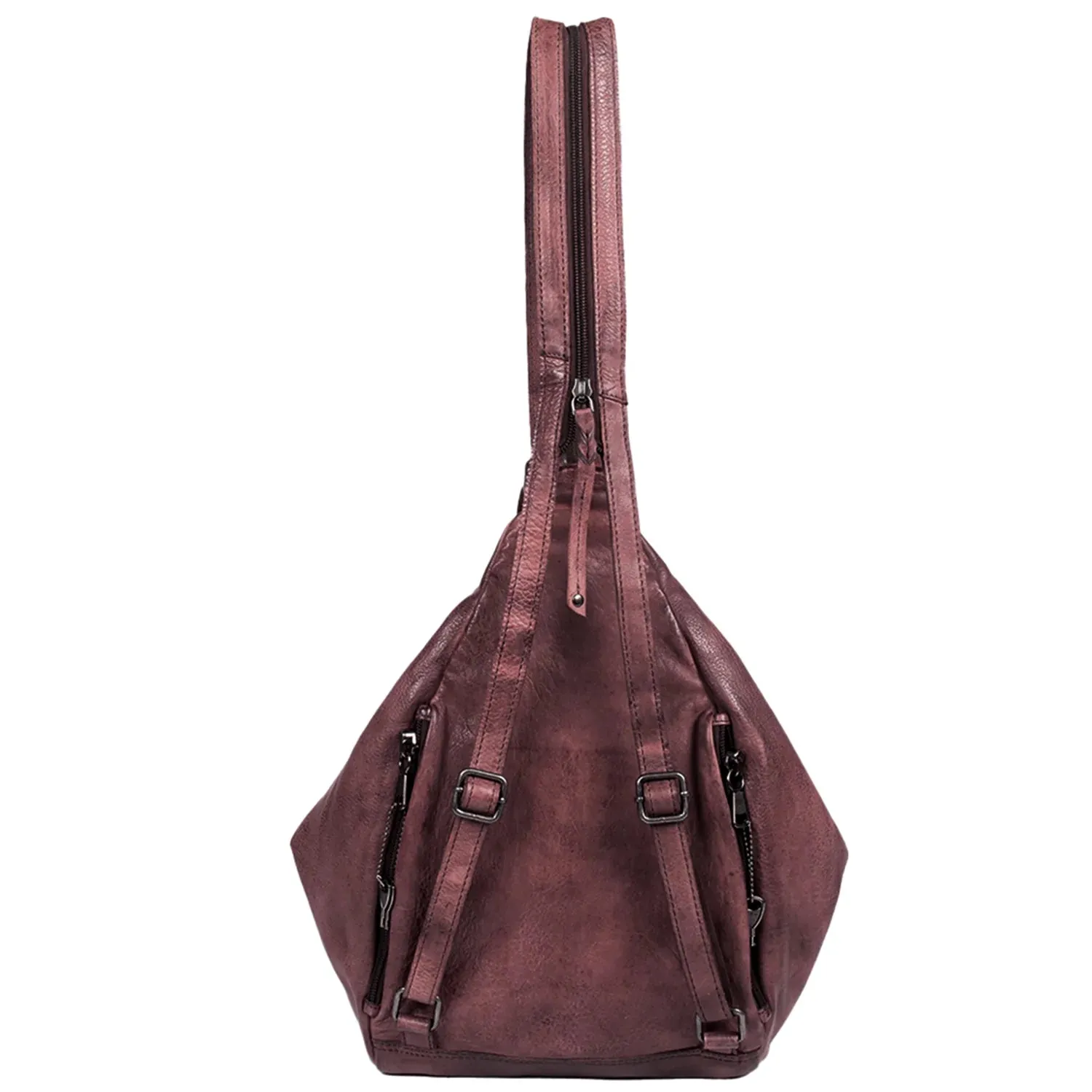 Marley Concealed Carry Leather Sling Backpack