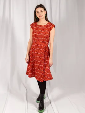 Marseille Dress - Mod Daisy Spiced Coral