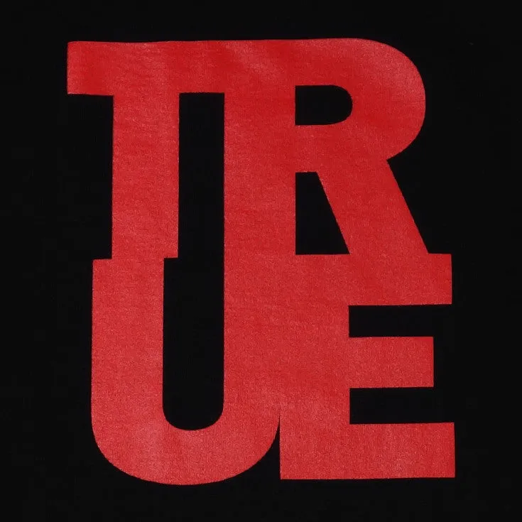 Mens True Logo Raglan T-Shirt Black/Red