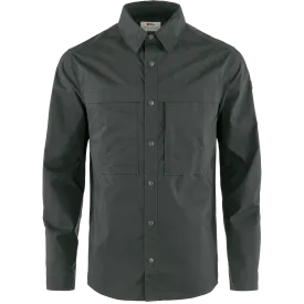 M's Abisko Trail Shirt LS - Recycled polyester & Polyester & Organic cotton