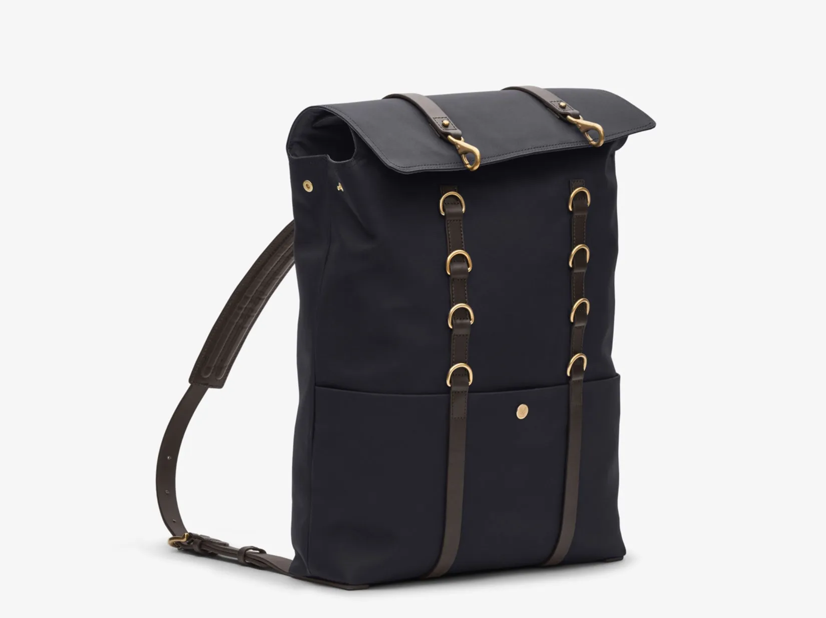 M/S Backpack – Navy/Dark Brown