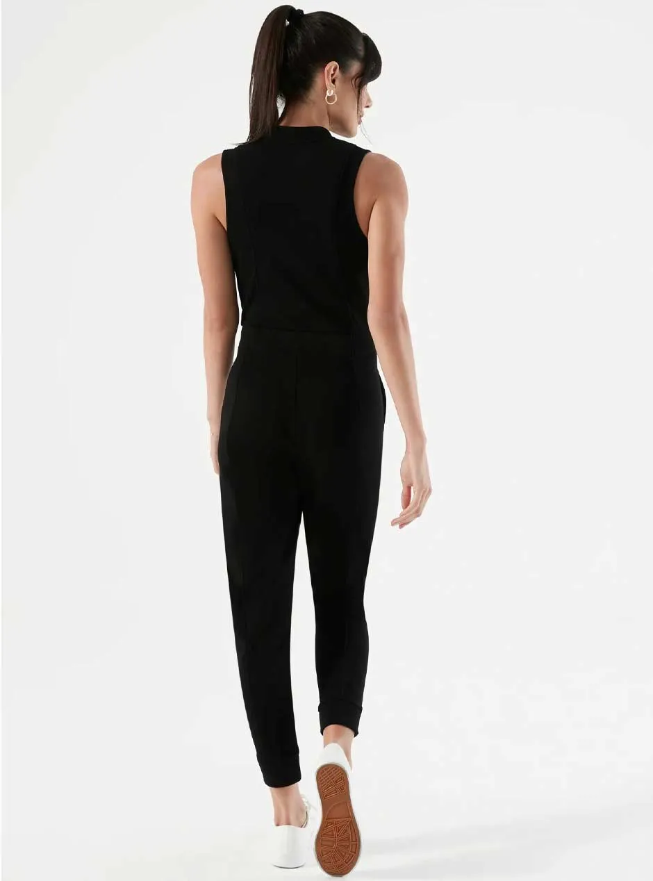 NUX Active Women's Sleek Velocity Jumpsuit - Black