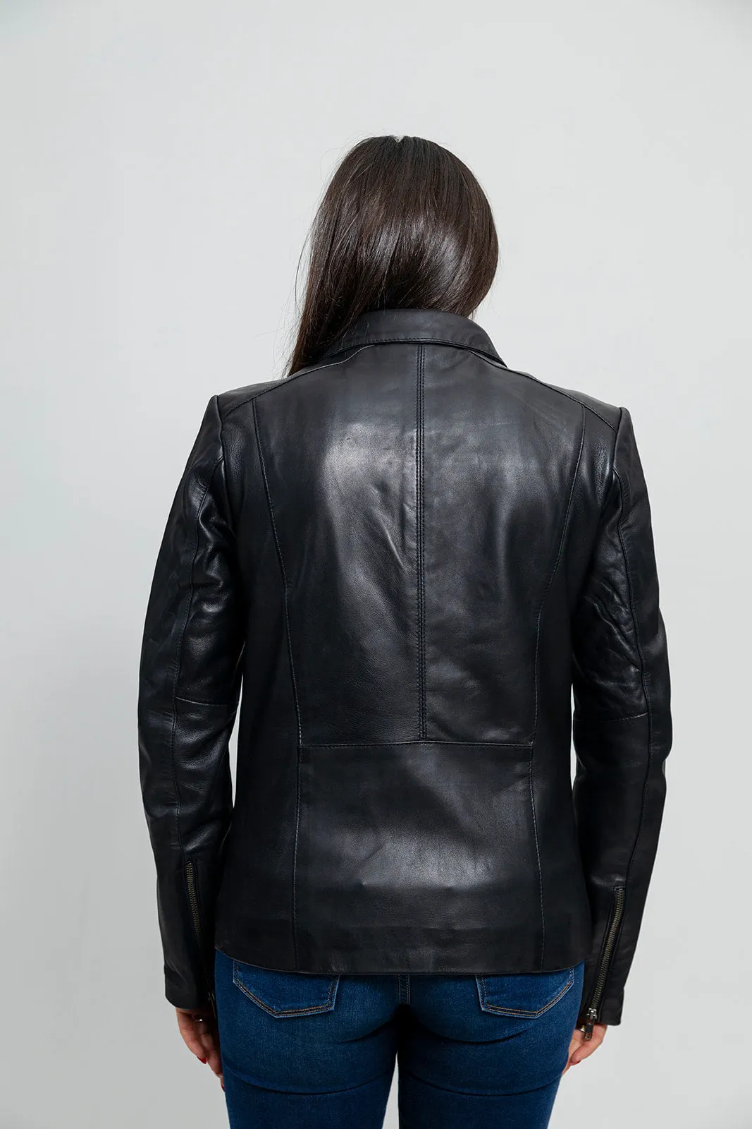 Patricia Womens Fashion Leather Jacket