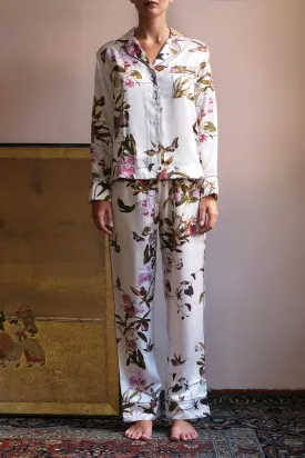 PRINTED SILK PYJAMA SET - Archive