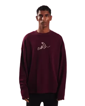 "FOREVER FOREST" MAROON FULL SLEEVE T SHIRT