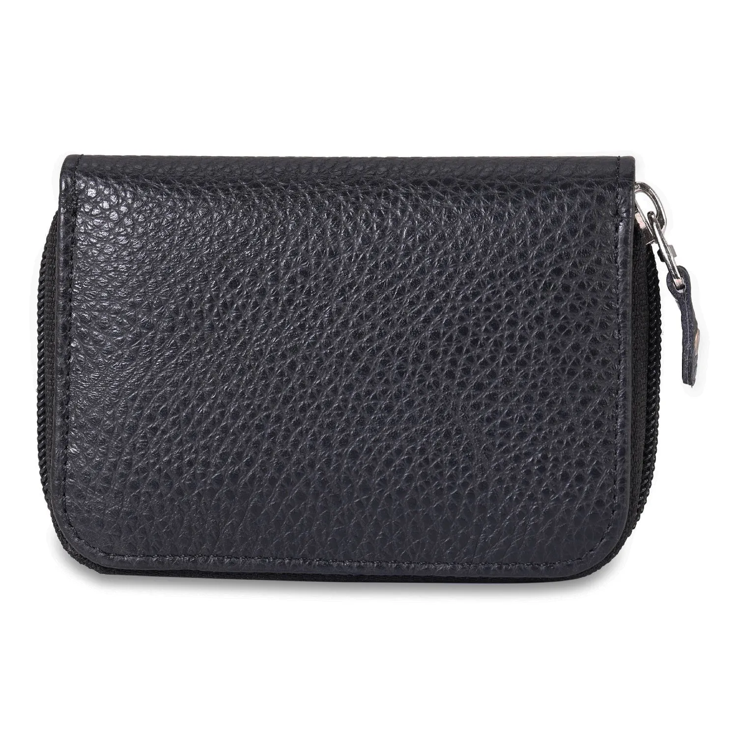 RL Gusset Full Zip Unisex Leather Card Holder