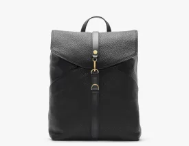 Rucksack, Leather – Black/Black