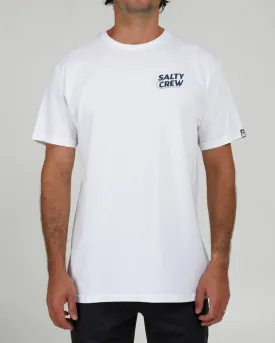 SALTY CREW HOOK UP CLASSIC S/S TEE - WHITE