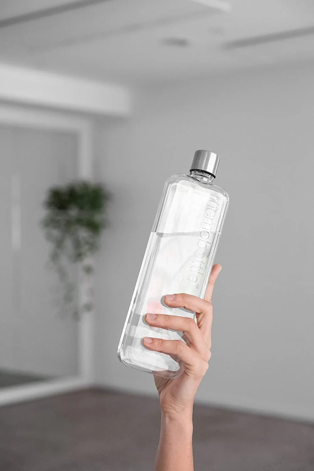 Slim memobottle 450 ml Flat Water Bottle