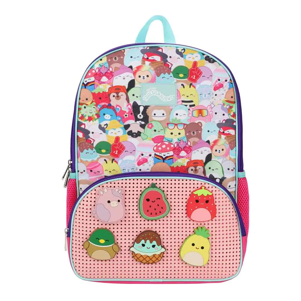 Squishmallow 16 Inch Character Charms Backpack