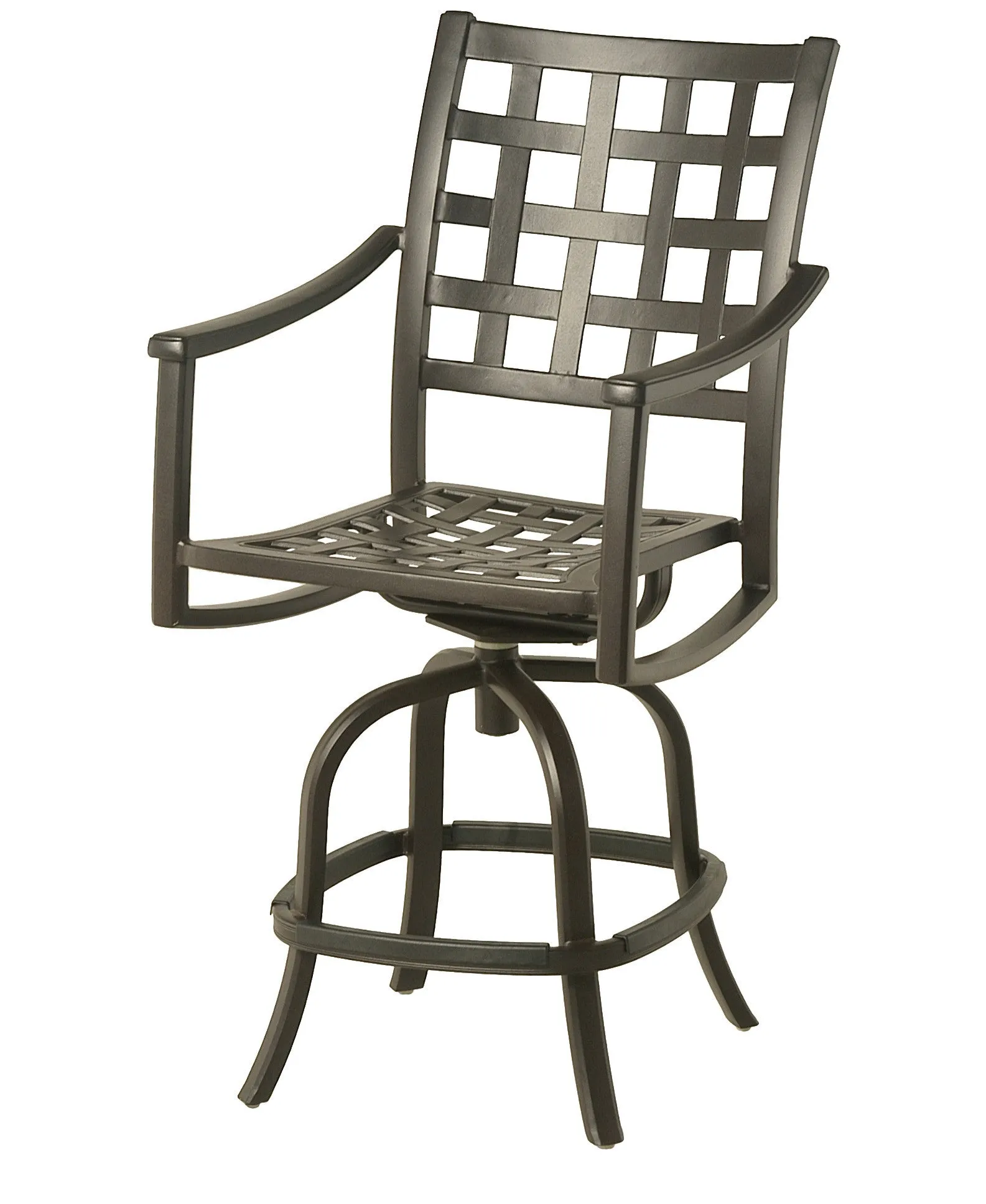 Stratford ALUMINUM Outdoor Counter Swivel Stool