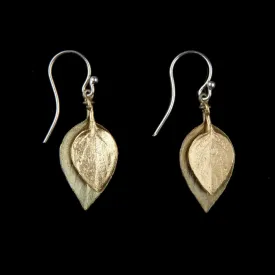 Sweet Basil Earrings - Two Tone Wire