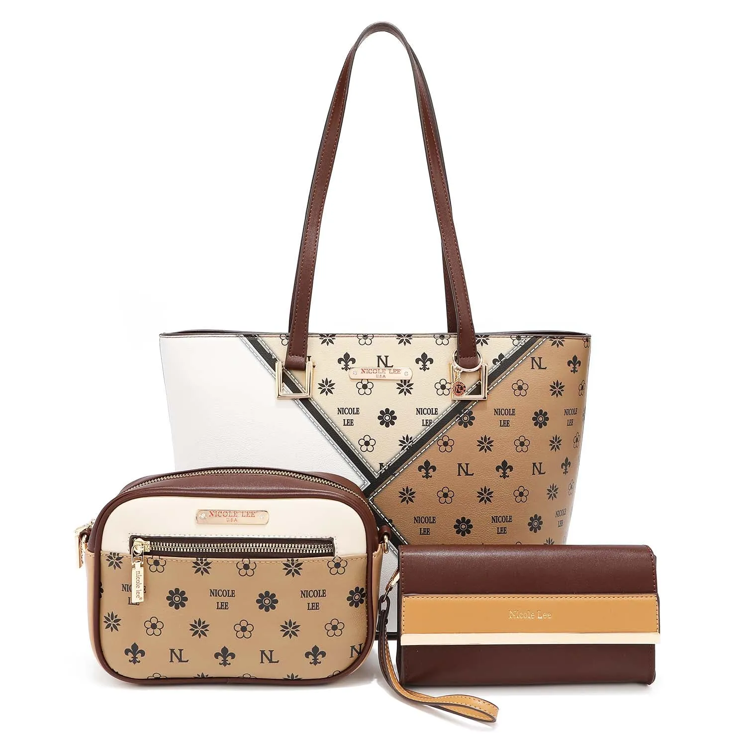 TRINITY 3 PIECE SET (Shopper, Crossbody, Clutch)